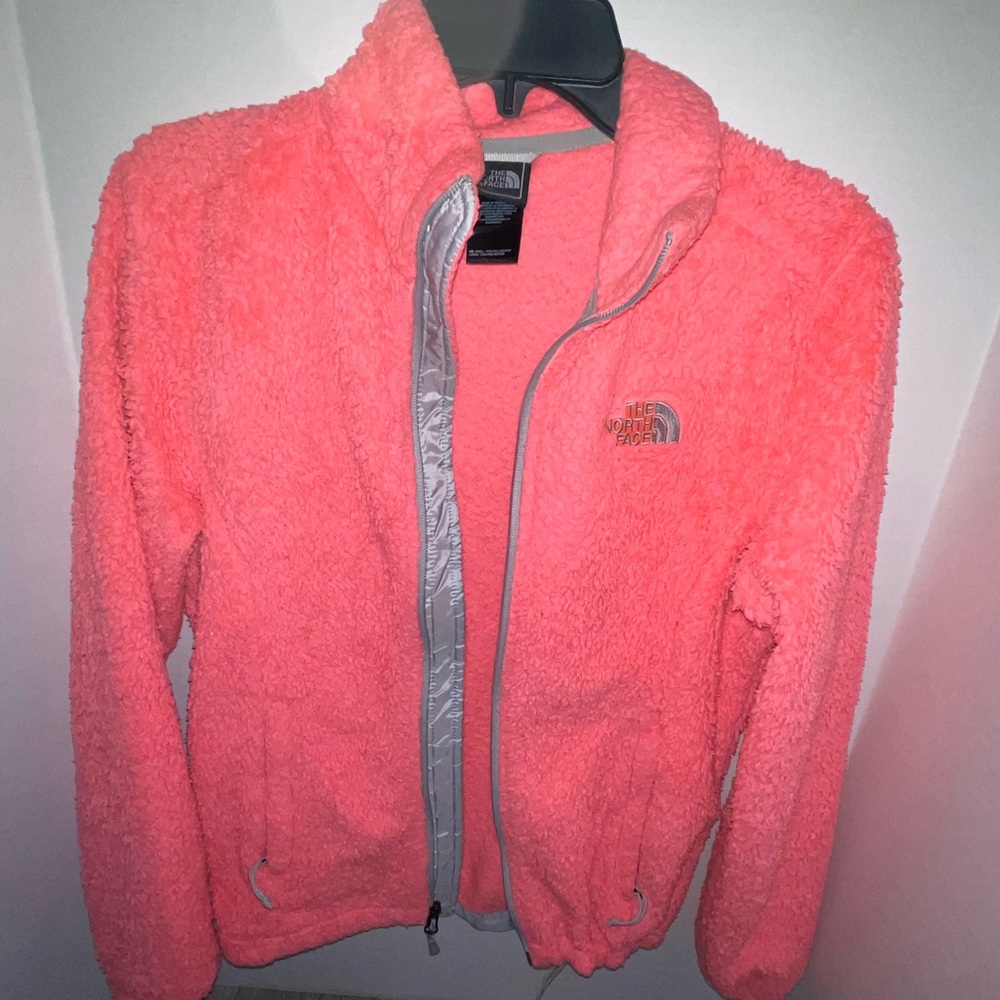 The north face neon orange size S for women
